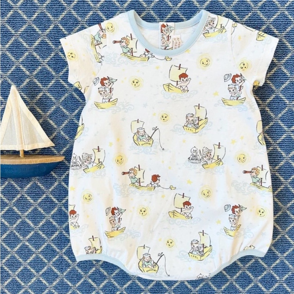 Beaufort Bonnet Short Sleeve Pima Cotton Bubble/ Size 6-12 Months/ NWT